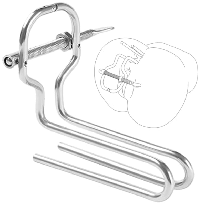 New Metal Vaginal Dilator Metal Anal Plugs Adjustable Butt Plug With Stainless Steel Material