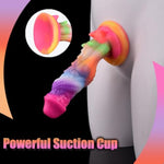 Fantasy Dildo Dragon Animal Alien Glow In The Dark Giant Dildo With Powerful Suction Cup
