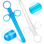 Lube Applicator Syringe With Precise Scales, 6.5” Personal Lubricant Shooter With Air-Proof Silicone Cap, Reusable Durable Applied For Men, Women & Couples