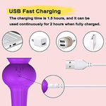 Rose Sex Toys Dildo Vibrator - Sex Toys For Women Clitoris G Spot Anal Stimulator With Powerful Suction Cup, 10 Powerful Vibration Modes For Woman Man Couples Pleasure (6.2 Inches)