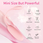 Bullet Vibrator Adult Sex Toys - G Spot Stimulator Women Sex Mini Finger Vibrator Remote Control Dildo Waterproof Ipx7 With 8 Vibrating-Thrusting Modes Wearable Female Sex Vibrators For Couple