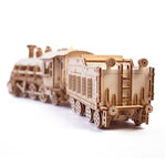 Luxury Steam Train 3D Wooden Puzzle for Adults - Challenging Brain Teaser for Adults and Kids Alike