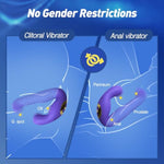 Prostate Massager Anal Vibrator, Sex Toys For Men P Spot Vibrator Dildos With 3 Wiggling 3 Throbbing 10 Vibrating Modes, Butt Plug Stimulator For Men Couples (Bumpa)