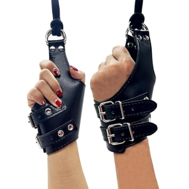 Bondage Cuffs Bondage Gear & Accessories Leather Wrist Bdsm Handcuffs Restraint For Bed Restraints Adjustable Handcuff Straps Sm Tools Fetish Erotic Slave Kinky Sex Things For Couples Women Men