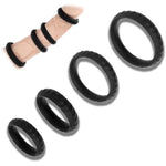 Silicone Penis Rings For Erection Enhancing Premium Training Cock Ring For Men’S Sexual Life And Stamina Prolonging, Male Sex Toys For Couples (4 Rings Set)