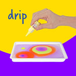 Marbling Paint Art Kit for Kids - Arts and Crafts Gift Set for Girls and Boys