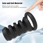 Penis Sleeve Shaft For Erection Enhancing, Reusable Cock Rings Male Penis Trainer Penis Enlargement Penis Extender Soft Stretchy Male Sex Toys, Adult Toys For For Men Penis Testicles