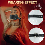 Leather Ball Gag Ball Sex Play Adjustable Bondage Gags & Muzzles Fetish Restraint Toys For Adult Couple Sm Game