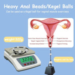 Metal Anal Beads Anal Butt Plug With 5 Anal Balls Anal Beeds Dilator With Pull Ring Prostate Massager Sm Fetish Weight Vaginal Balls Trainer Anal Toys Sex Games For Men Women Couples Sexual Pleasure