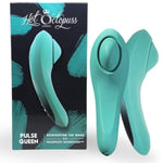 Pulse Queen | Powerful Oscillating Clitoral Wand Vibrator | Personal Massager For Women | Rechargeable, Waterproof, Quiet (<45 Db) & Ergonomic, 9 Speeds & 7 Modes With Pulseplate Tech