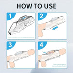 Men'S Penis Enlargement And Thickening Sleeve Cock Ring Transparent Bondage Vibration Penis Sleeve Sex Toy