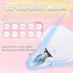 Bunny Tail Butt Plug Vibrator, Soft Silicone Anal Plug With White Furry Tail Plug, Wireless Remote Control Design, Rabbit Tail Trainer For Adult Sex Toys For Role Play Cosplay Women, Men And Couples