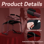 Sex Chair With Adjustable Handrail Sex Bench Bouncing Mount Sex Stool With Weightless Position Bouncer Portable Elastic Chairs Bdsm Sex Novelty Toy For Adult Game. (Red)