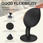 3Pcs Anal Plug Adult Sex Toys, Silicone Butt Plug Set For Beginners Advanced Userss, Anal Plugs Anal Training Kit Sex Toys For Man, Women And Couple With Sucker Base Prostate Toys?Black?