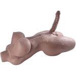 Shemale Sex Doll Torso With Realistic Dildo Breasts And Anal, Lifelike Transsexual Love Dolls Huge Penis Unisex Masturbation Adult Sex Toy For Men Women Couple Gay, 31.7Lb