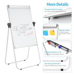 Magnetic Whiteboard Easel with Stand, 36 x 24 Inch Dry Erase Easel for Home Office or School Use