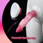 Animal Dildo 8.6" Silicone Dildo Vagina G-Spot Anal Stimulation Realistic Animal Penis Adult Sex Toys For Beginners And Couples