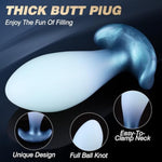 Large Butt Plug 6 Inch Silicone Anal Plug, Fantasy Knot Buttplug For Stretching & Training, Wearable Anal Stretcher With T-Base, Thick Anal Dildo Prostate Massager, Anal Trainer Sex Toy