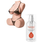 28.6 Lb Sex Doll Male Realistic Sex Toys For Men 3 In 1 Love Doll & Water Based Lube (8.5 Fl Oz)