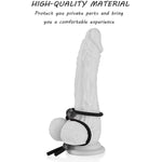 Penis Ring Adult Sex Toys Silicone Cock Ring For Men With 7 Different Sizes For Penis Clamp Delay Erection Enhancing,Long Lasting Stronger Adult Male Sex Toys,Black
