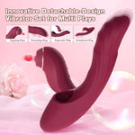 Vibrator Sex Toys Adult Dildo - 6 In 1 Detachable Set Heating App Vibe With 7 Tapping 7 Thrusting 10 Vibration, Female True Clit Nipple G Spot Anal Stimulator For Women Men Couples Game
