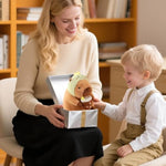 Capybara Stuffed Animal, Cute Kawaii Sfuffy Capybara Plush Toys With Hat, Super Soft Small Stuffed Animals Peluche Capibara Toy For Cuddling Boys Girls Kids Birthday Christmas 12 Inch