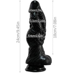 Sex Toys Realistic Monster Dildo, Safety Material For Clitoral Vagina And Anal Stimulation With Strong Suction Cup, Adult Products For Women And Couple 9.45 Inch