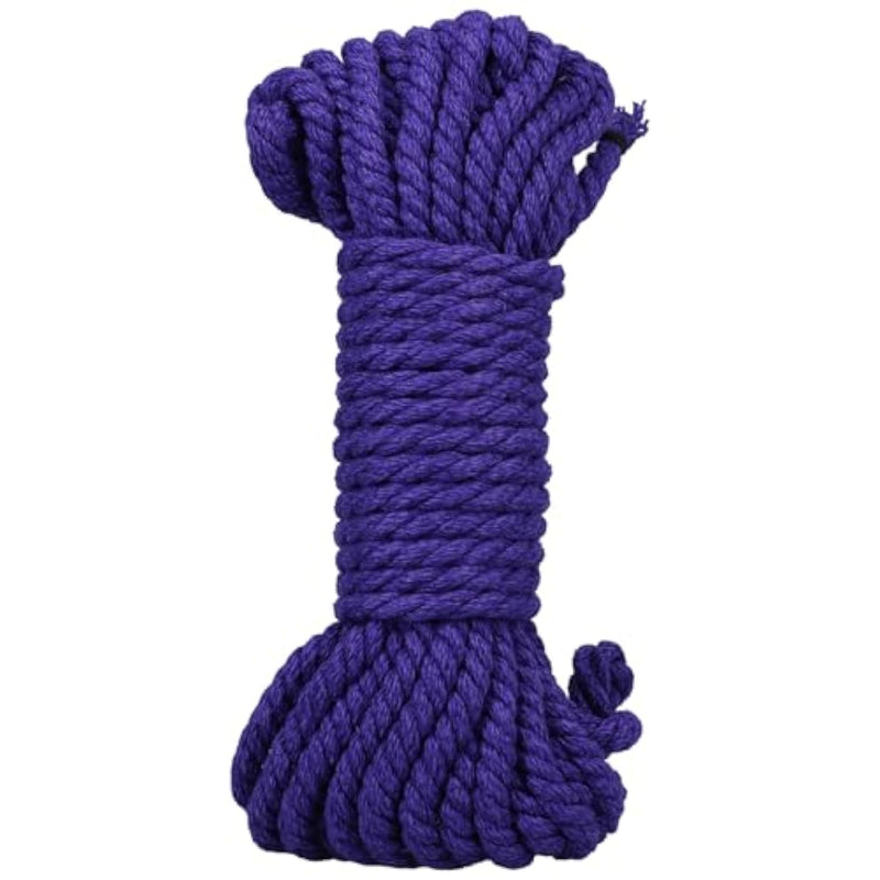 Doc Johnson Merci - Bind & Tie - 6mm Hemp Bondage Rope - 30 Feet - for Adults Only, Violet