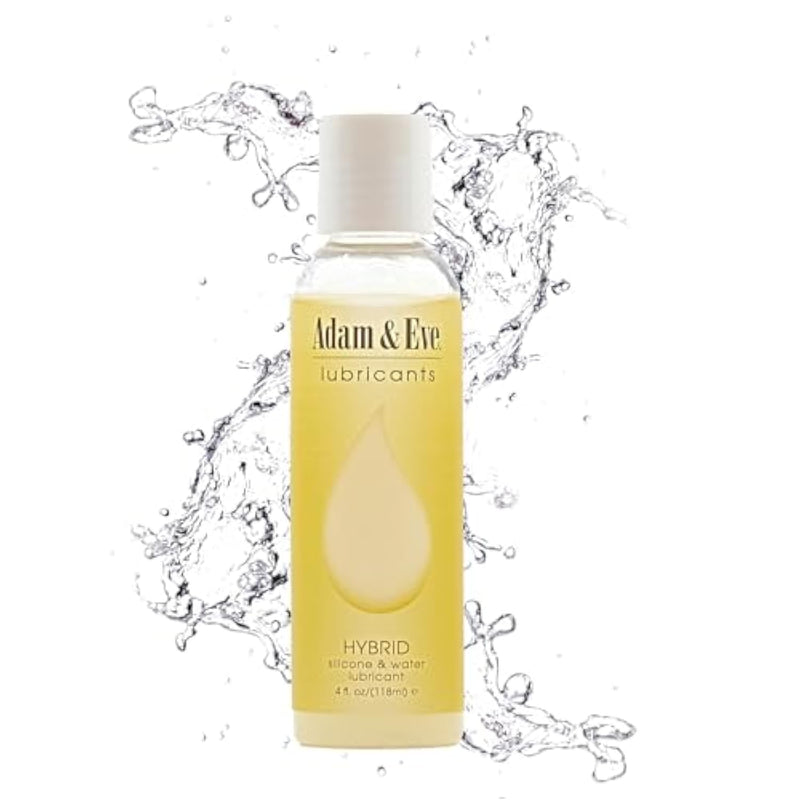 Hybrid Water Based Silicone Lubricant, Long Lasting Personal Lube For Men Women & Couples, Silky Smooth And Odorless, Condom Safe, Glycerin & Paraben Free, 4 Oz Bottle For Intimate Pleasure