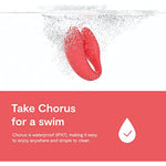 Chorus Vibrating Sex Toys For Couples | Remote Control Vibrator | Wearable App Controlled Adult Toys For Women | G Spot, Clit & Penis Sexual Stimulation Device | Clitoral Couples Gift |Coral