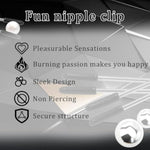Nipple Clamps Non Piercing With Gourd Bell Pendant Adjustable Nipple Clips For Pressure Decoration Body Jewelry Accessory Sex Toy For Women Men Sex Pleasure Fun