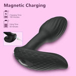 Prostate Massager Vibrator Anal Sex Toy With Remote Control, 360° Rotating 3-In-1 Butterfly Vibrators For Perineum & Prostate Massage, Vibrating Butt Plug Anal Plug Male Prostate Toy
