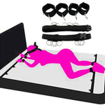 Sex Resistance Bands Bed Queen Bondaged Restraints Sex Hand Cuff Bracelets Bed Straps For Mattress Bondaged With Wrist Ankle And Thigh Restraints King Size Bed Sheets With Corner Straps Bdsm Sweater