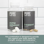 Peak Performance Pack | Support Strength, Energy, Endurance & Physical Activity | Stimulate Workouts With Ashwagandha & L-Arginine | 60 Capsules & Pump Enhancer, 90 Tablets