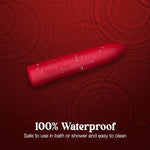 Mini Bullet Vibrator for Women, 10 Vibration Modes, 100% Waterproof & Whisper-Quiet Pocket Vibrator, USB Rechargeable Clitoral Stimulator for Self-Care & Intimate Wellness (Cherry Red)