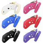 Men'S Soft Silicone Chastity Cage Chastity Device Portable Wellness Chastity Ventilation Lock Device Adult Toy White