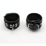 Sex Steel Spreader Bar Adjustable - Restraint Kit Spreader Bar Set With Leather Cuffs
