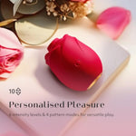 Rose Clit Suction Vibrator for Women and Couples - 6 Intensity Levels & 4 Patterns