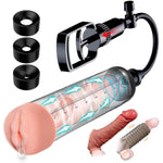 Penis Pump Sex Toys For Men, Penis Extension Pennis Extender,Upgrade Vacuum Pene Enlargement Male Sex Toy Kit With Penis Sleeve And Cock Sleeve For Men Stronger Lasting Bigger