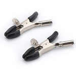 Nipple Clips for Adult Play Non-Piercing, Nipple Clamps Sensory Toys Woman Adjustable Pressure Metal Body Jewelry Non Piercing