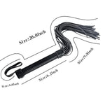 3Pcs Adult Sex Flogger, Fluffy Metal Handcuffs With Keys, Feathered Nipple Clamps Plush Stainless Steel Wrist Cuffs Cosplay Couples Bdsm Beginner Kit (Black)