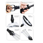 Nipple Sucker Toys Adult Toys For Women, Manual Vacuum Vag Na Pump Womens Sex Toys, Clit Pump Nipple Sucking Toys With 3Pcs Cups, Breast Sucker Sex Machine Female Adult Sex Toys & Games