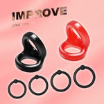 Penis Rings, Cock Ring, Ultra Soft Stretchy Sex Ring, Sex Toys For Couples, Erection Rings, 5 Different Sizes Mens Cock Ring, Stronger Longer Harder