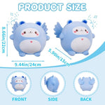 Axolotl Plush,8.07In Axolotl Stuffed Animal Plush Toys,Cute Stuffed Animal Pillow Doll With Wings For Kids And Adults.(Blue)