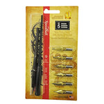 No. 5 Artists Pen Set with 2 Penholders and 6 Nibs and 3 Pen Tips