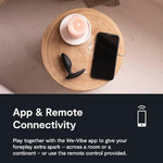 Ditto+ Vibrating Butt Plug | App & Remote Control Vibe For Men, Women & Couples | Vibrator With 10 Modes | Silicone Butt Plug | Waterproof Anal Toy | Rechargeable Adult Sex Toys | Satin Black