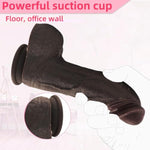 Realistic Huge Balck Dildo Sex Toys, 10.4" Sex Toy Feels Like Skin Big Thick Silicone Dildos For Clitoral Vagina G-Spot Anal Stimulation,Adult Penis Sex Toys For Women Men Couples (Coffee)