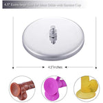 4.5" Extra-Large Suction Cup Adapter For Premium Sex Machine With Kliclok System