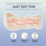 Male Masturbator - Soft, Textured Onahole With Increased Sensation & Tight, Squeezable Design - Portable Adult Toy For Men & Couples Oh-Ot-111-D
