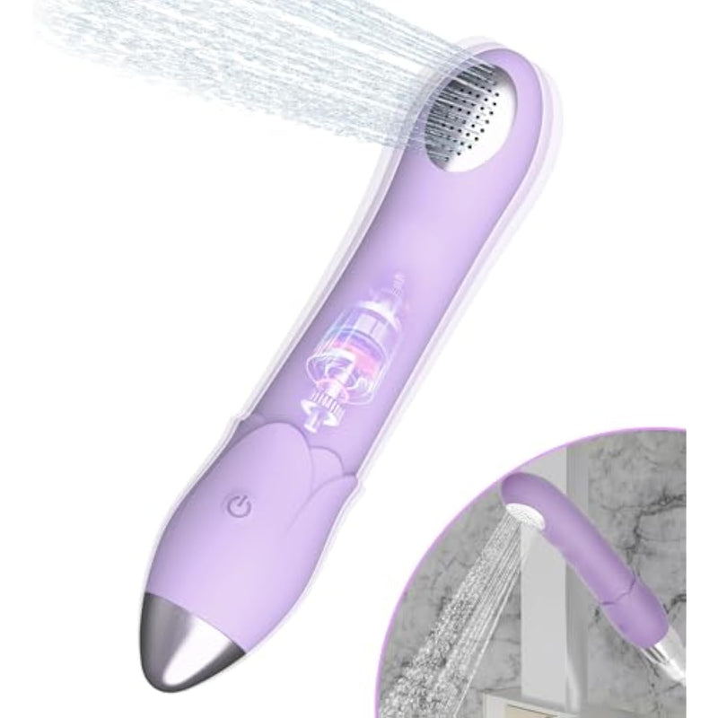 Vibrating Enema Shower Nozzle With 10 Vibration Modes Douche Washer For Vaginal Anal Channel Sex Doll Male Masturbator Anal Cleaning, Adapted To The Shower Connection